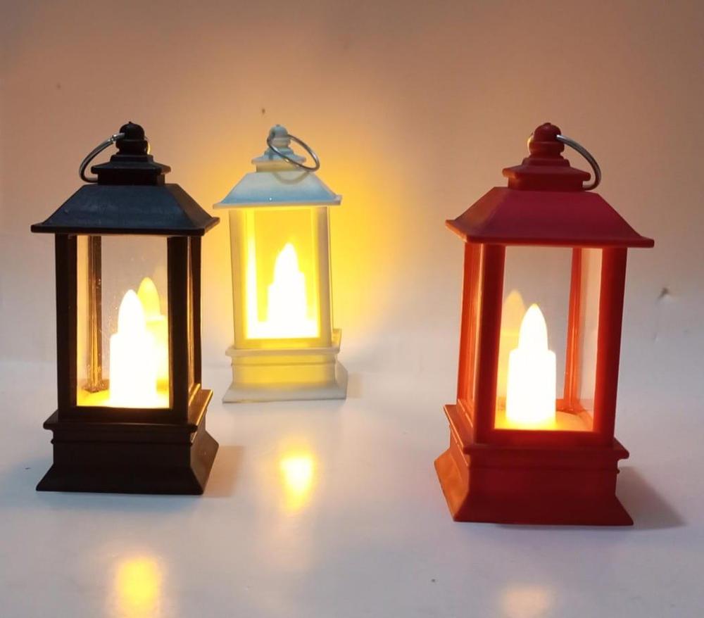 Ramazan Mini LED Flame Light Decoration Lamp, Pack of 3.